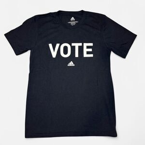 Adidas Black and White "Vote" T-shirt